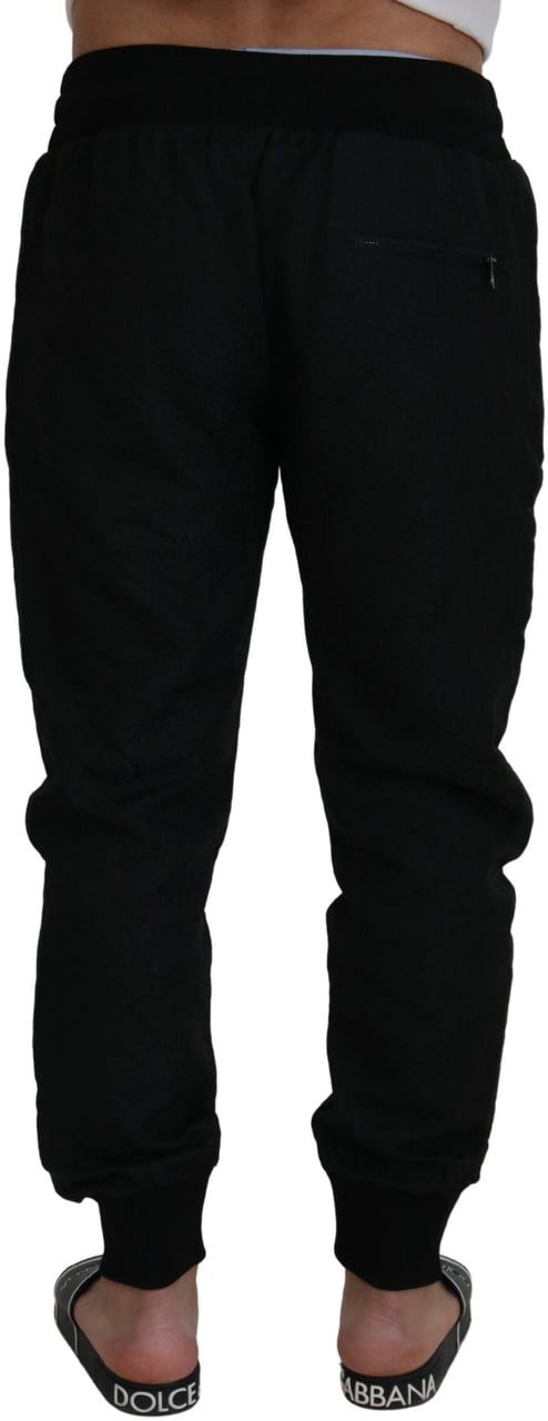 Dolce & Gabbana Black Men Casual Jogger Pants Zwart