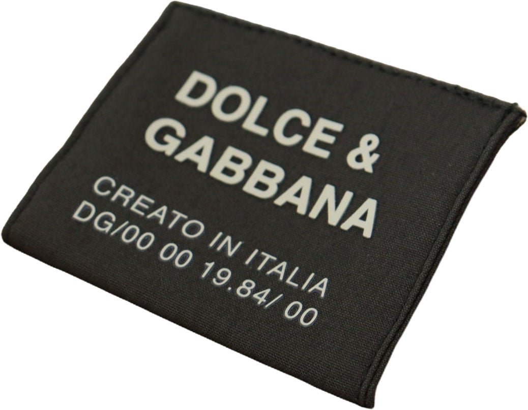 Dolce & Gabbana Brown Black Cotton Chino Men Pants Zwart