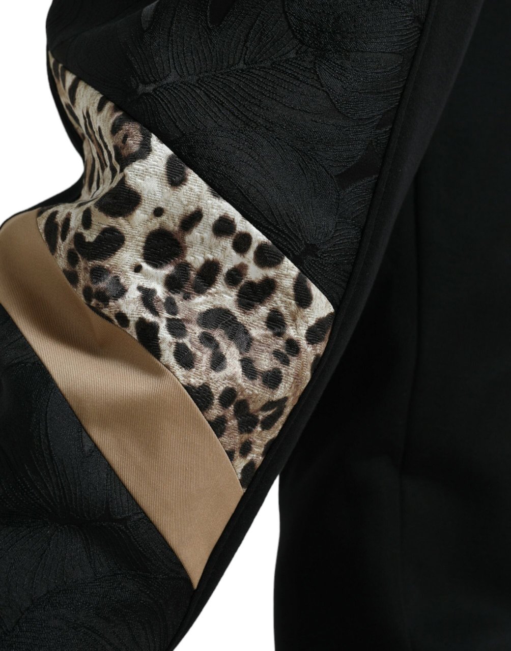 Dolce & Gabbana Black Cotton Slim Stretch Jogger Pants Zwart