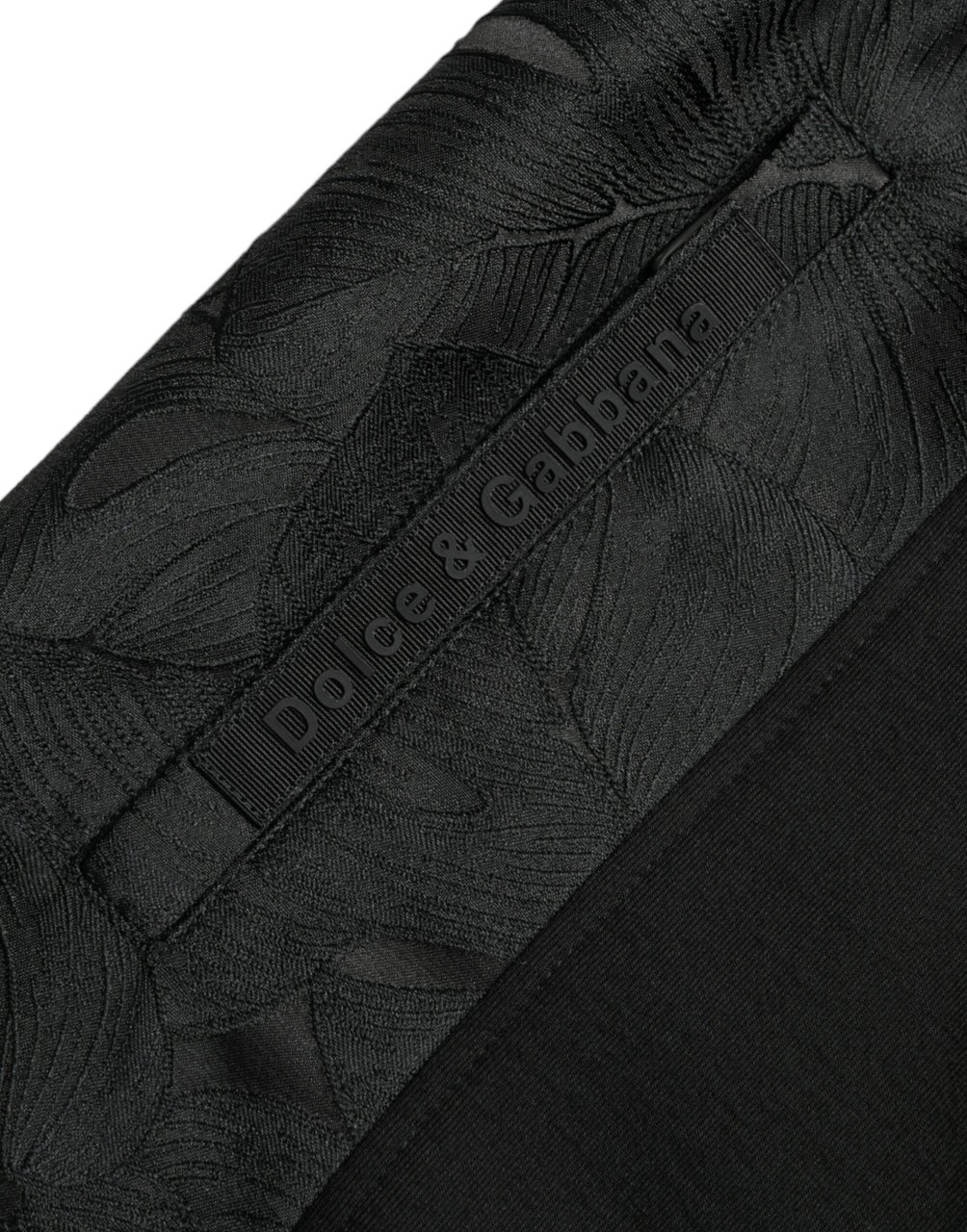 Dolce & Gabbana Black Cotton Slim Stretch Jogger Pants Zwart