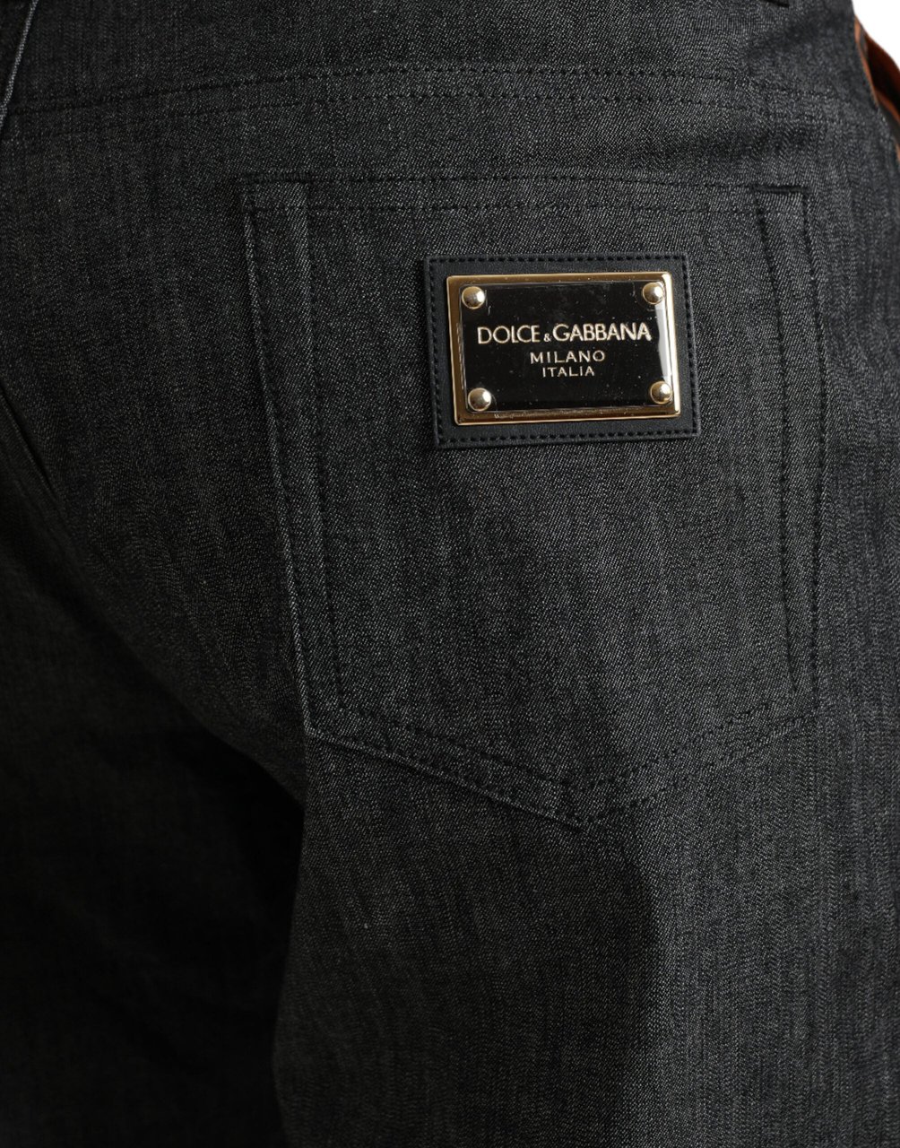 Dolce & Gabbana Multicolor Tiger Cotton Loose Denim Jeans Divers