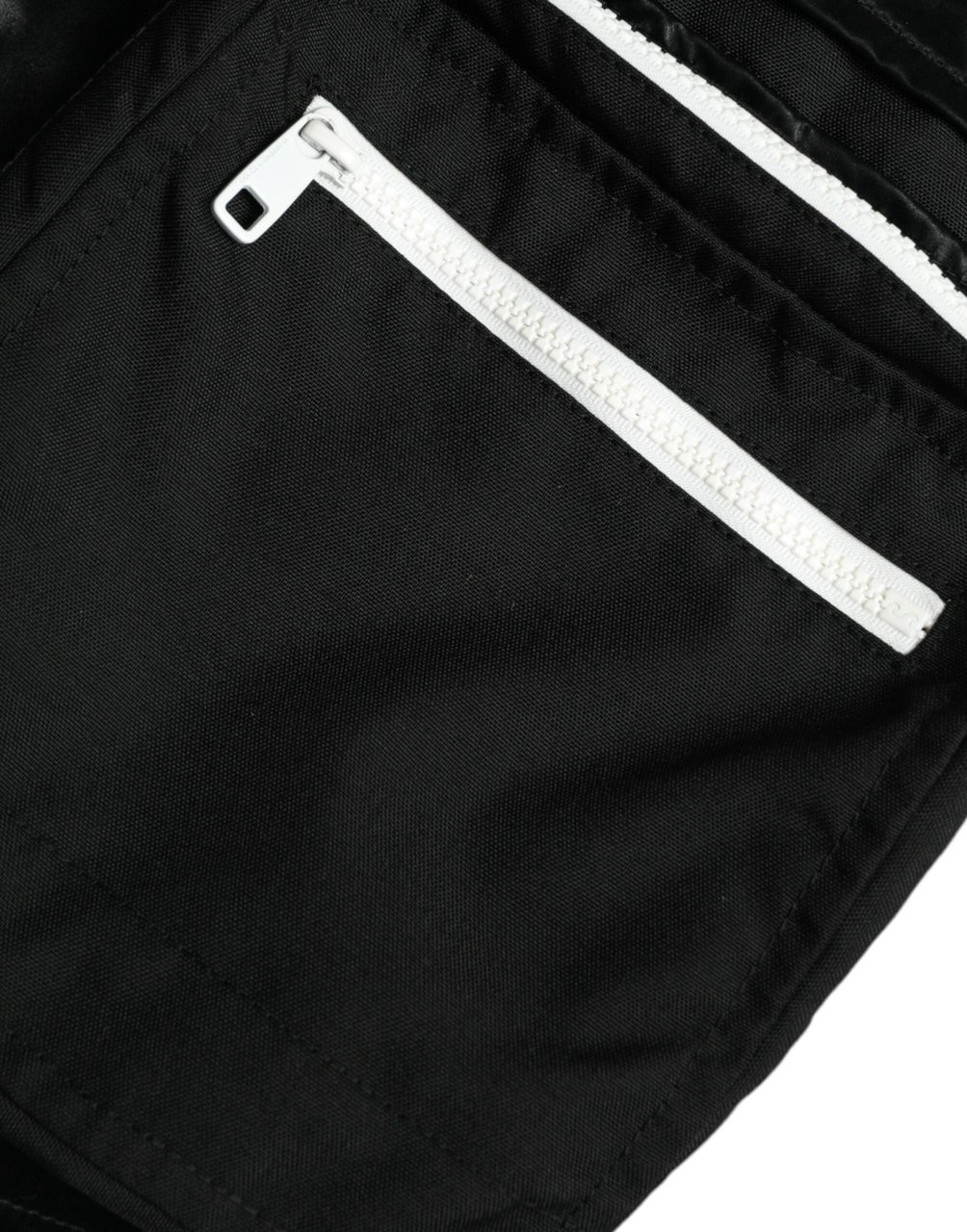 Dolce & Gabbana Black Nylon Cargo Jogger Men Sweatpants Pants Zwart