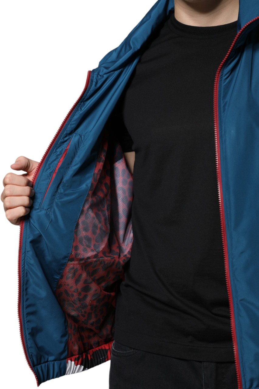Dolce & Gabbana Multicolor Polyester Full Zip Jacket Divers