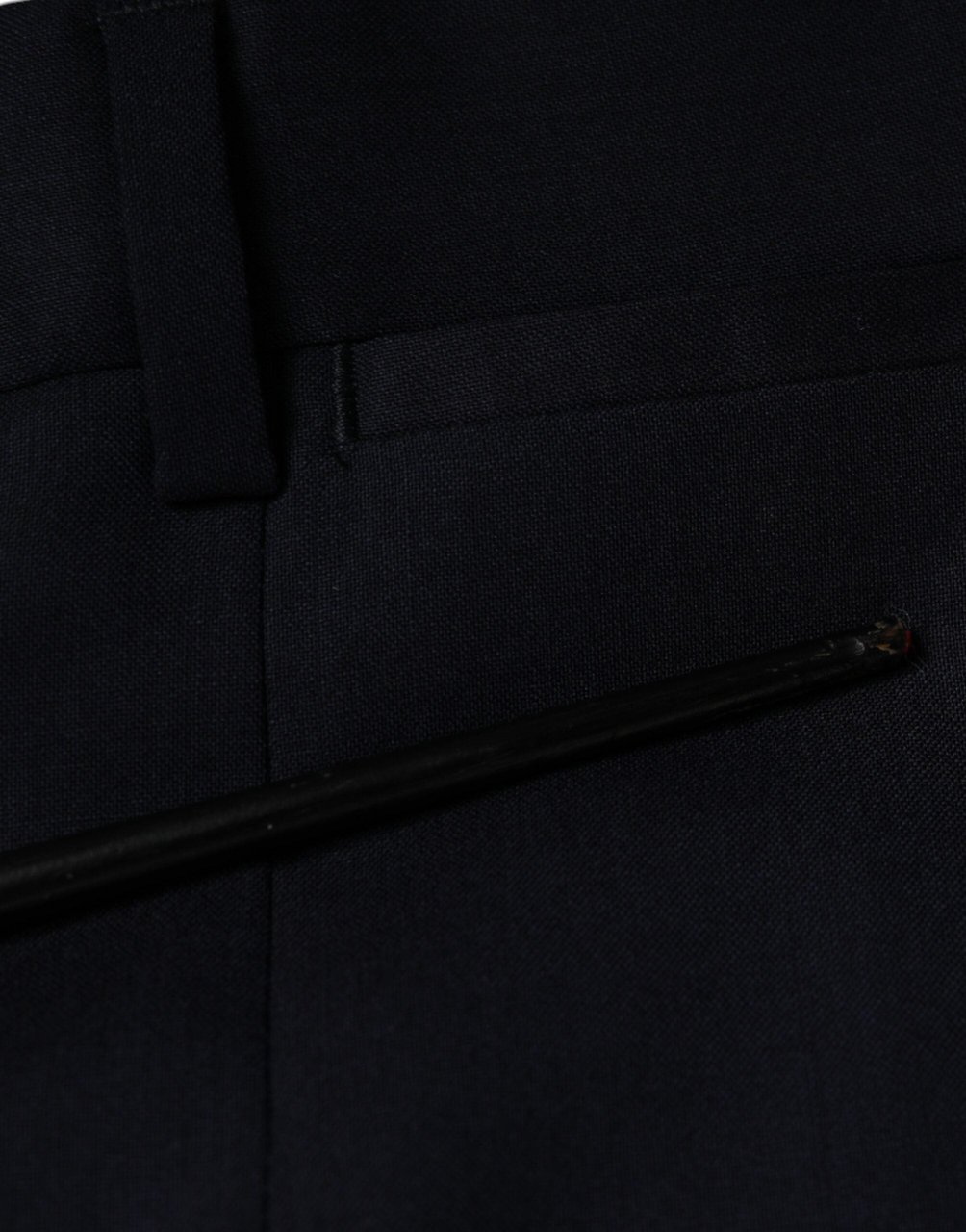 Dolce & Gabbana Blue Wool Skinny Formal Dress Pants Blauw