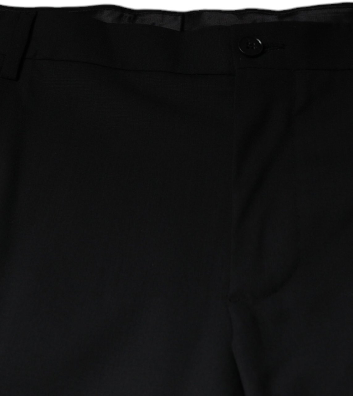 Dolce & Gabbana Black Wool Men Formal Dress Pants Zwart