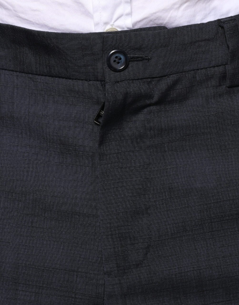 Dolce & Gabbana Black Cotton Wool Formal Dress Pants Zwart