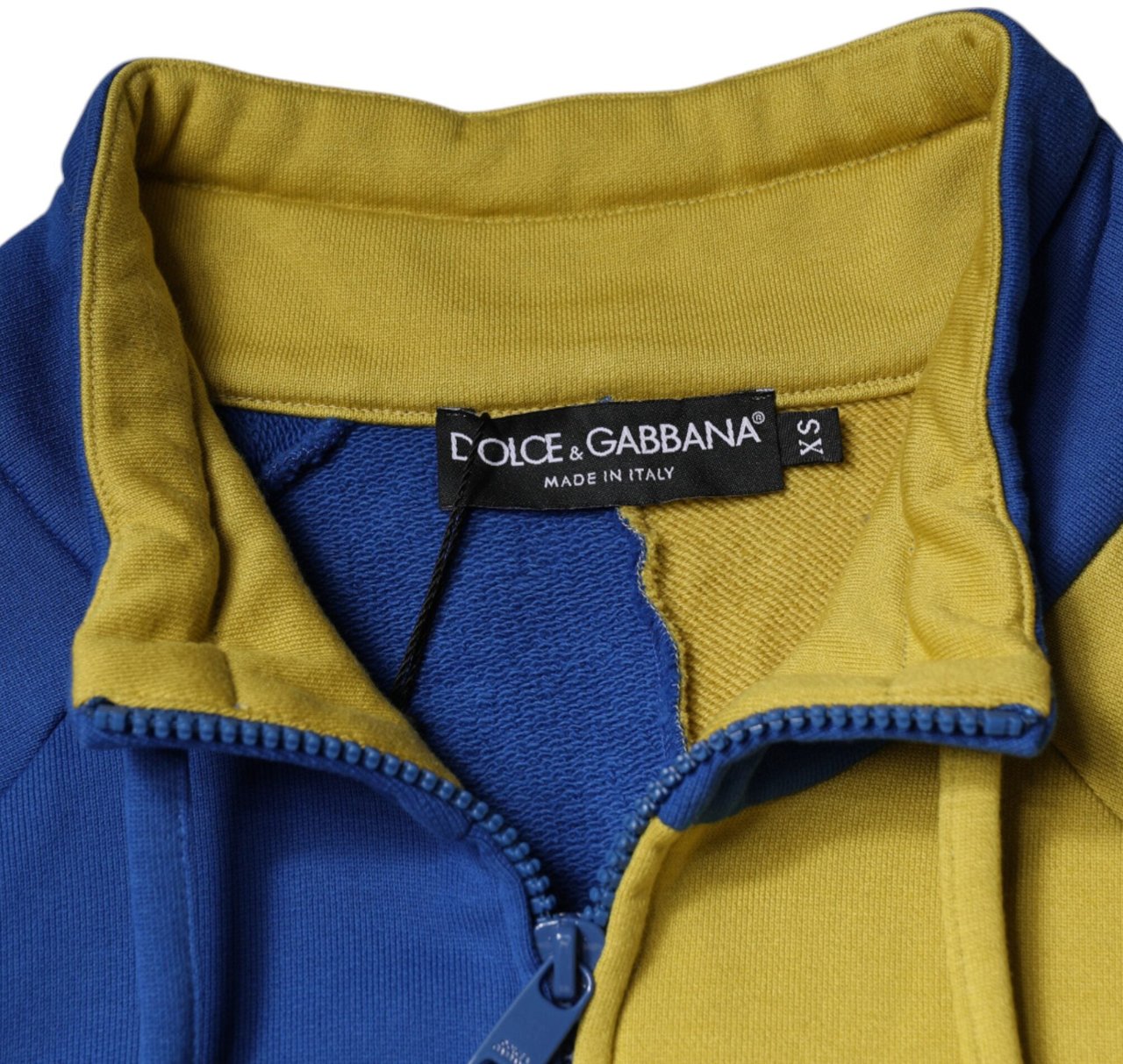 Dolce & Gabbana Multicolor Patchwork Men Sweatshirt Sweater Divers