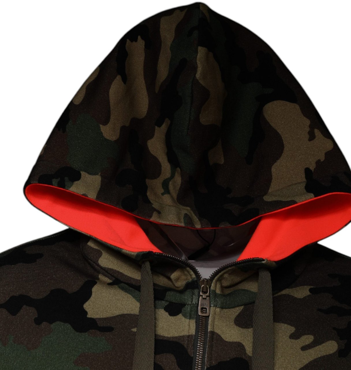 Dolce & Gabbana Multicolor Camouflage Hooded Men Sweatshirt Sweater Divers