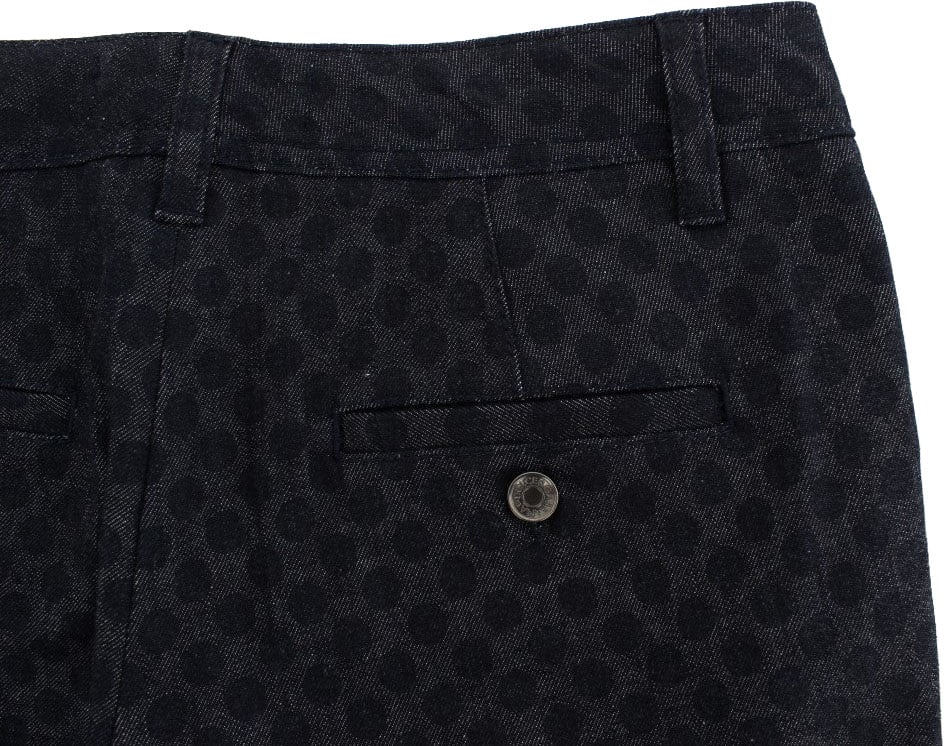 Dolce & Gabbana Polka Dotted Slim Capris Jeans Blauw