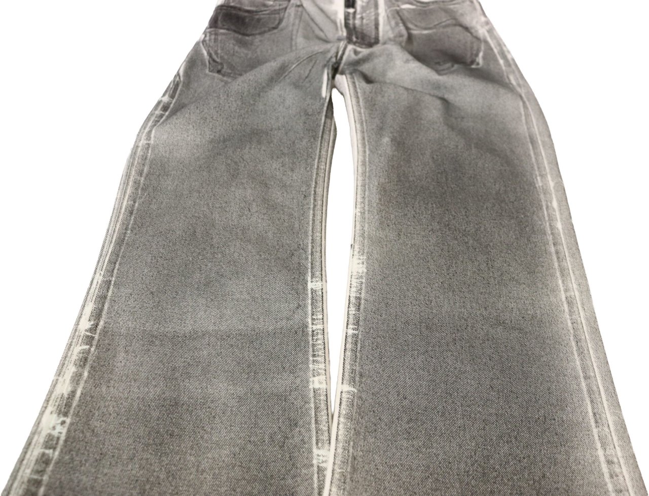 Dolce & Gabbana Grey Washed High Waist Denim Pants Cotton Jeans Grijs