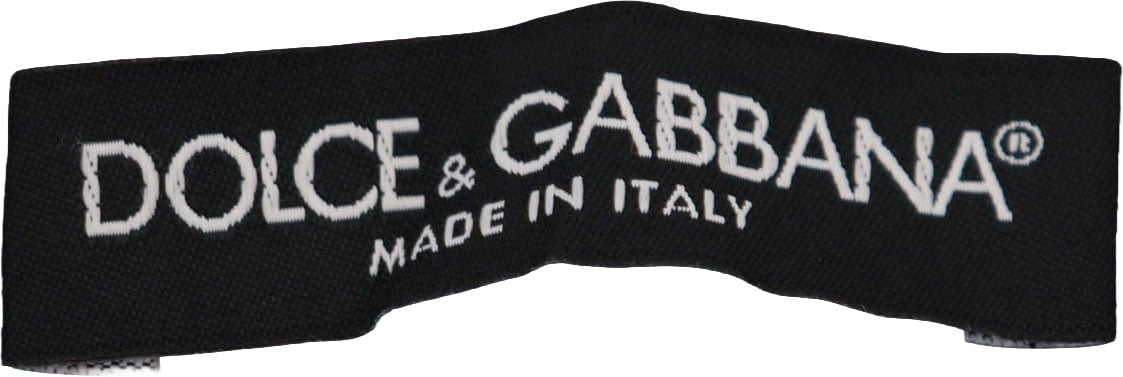 Dolce & Gabbana Black Tapered Women Wool Pants Zwart