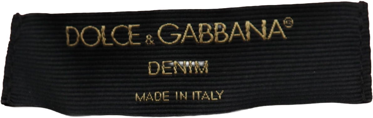 Dolce & Gabbana Metallic Bronze High Waist Skinny Jeans Metallic