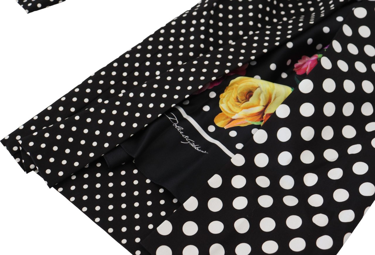 Dolce & Gabbana Multicolor Polka Dots High Waist Pants Divers