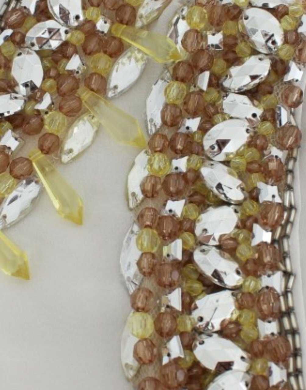 Dolce & Gabbana White crystal embellished tank top Wit