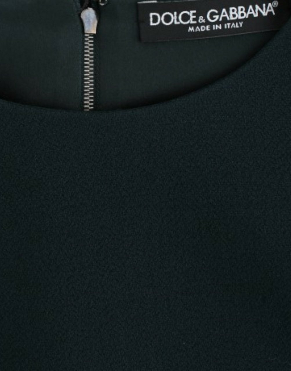 Dolce & Gabbana Green 3/4 sleeve wool blouse Groen