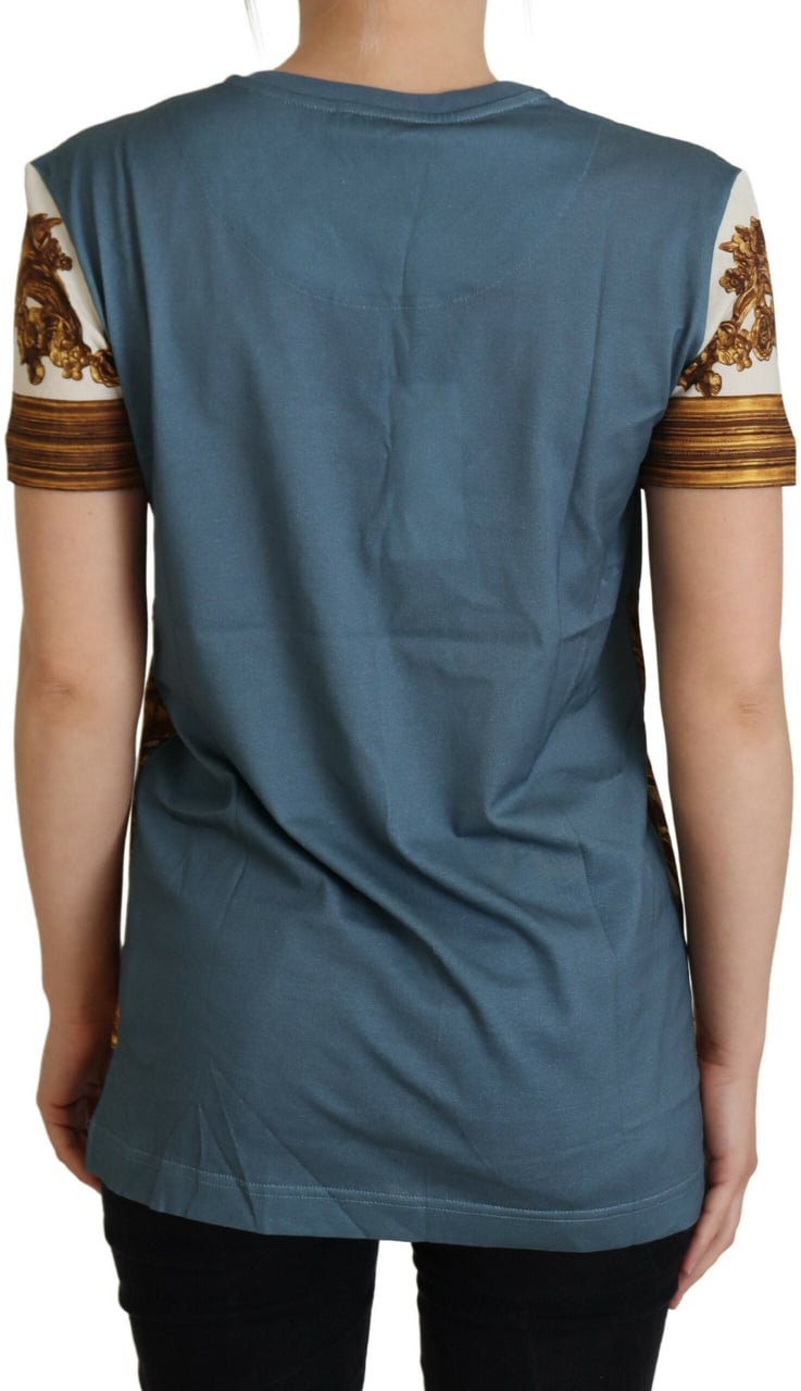 Dolce & Gabbana Multicolor DG Logo Angel Printed Shirt Top Divers