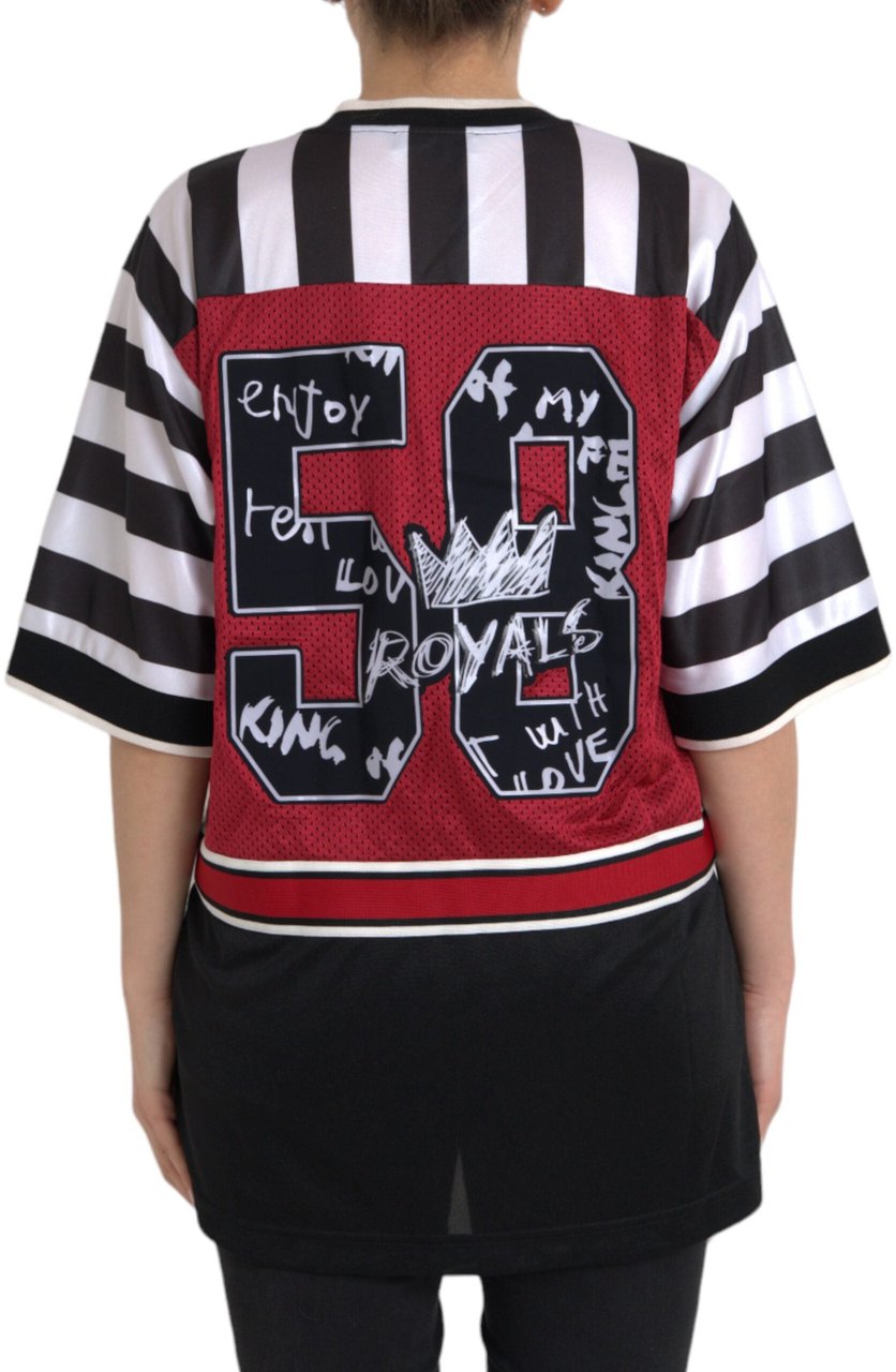 Dolce & Gabbana Multicolor Royals Panda Oversized T-shirt Divers