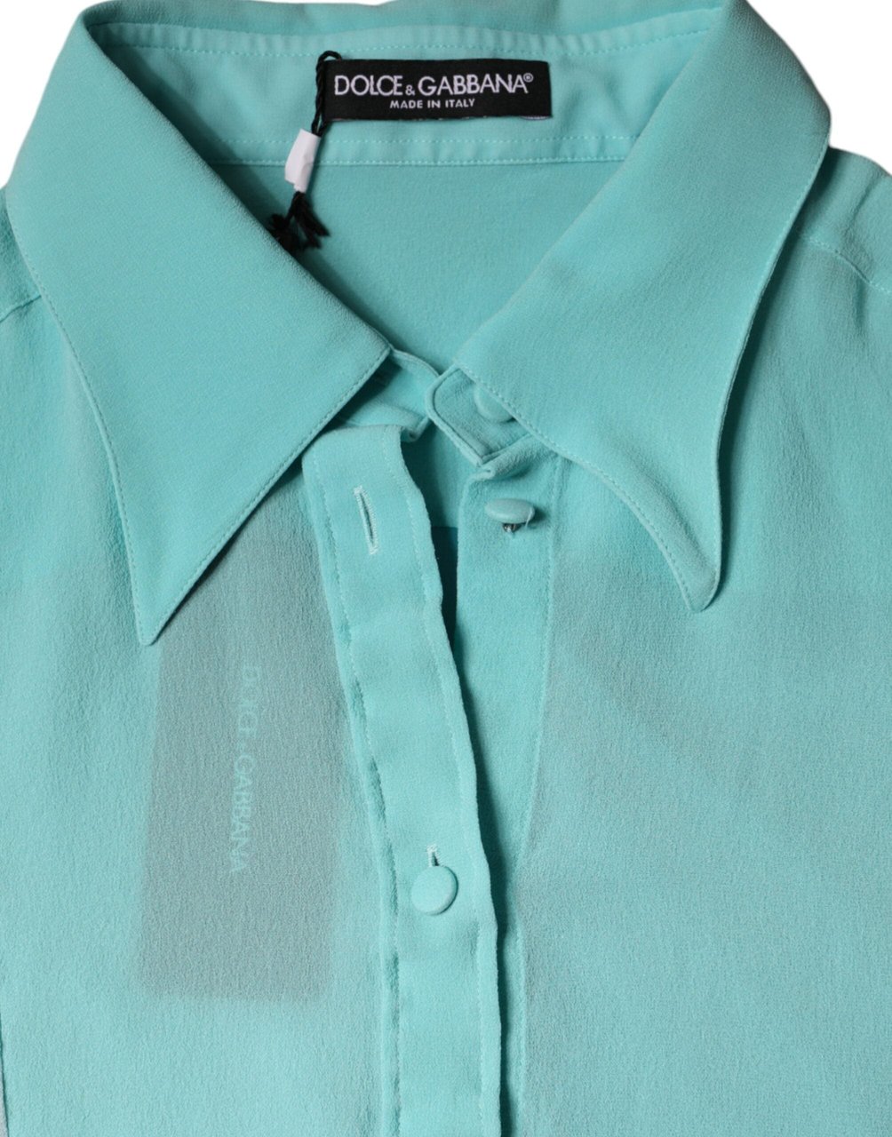 Dolce & Gabbana Multicolor Long Sleeve Button Blouse Top Divers