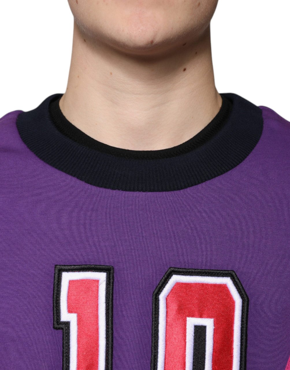 Dolce & Gabbana Multicolor Crew Neck Men Sweatshirt Sweater Divers