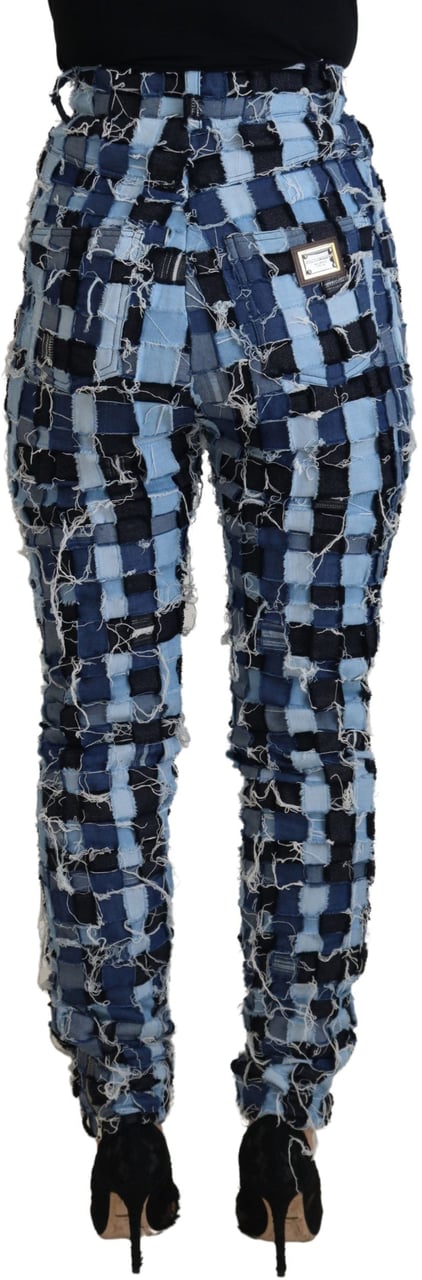 Dolce & Gabbana Multicolor Patchwork Cotton Denim Jeans Divers