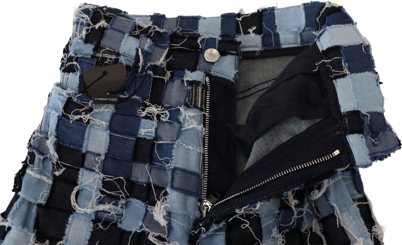 Dolce & Gabbana Multicolor Patchwork Cotton Denim Jeans Divers