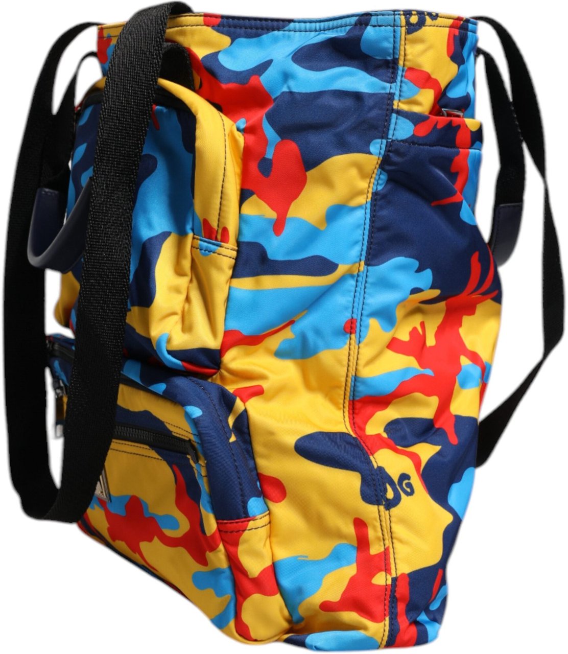 Dolce & Gabbana Multicolor Camouflage Nylon Shopping Tote Bag Divers