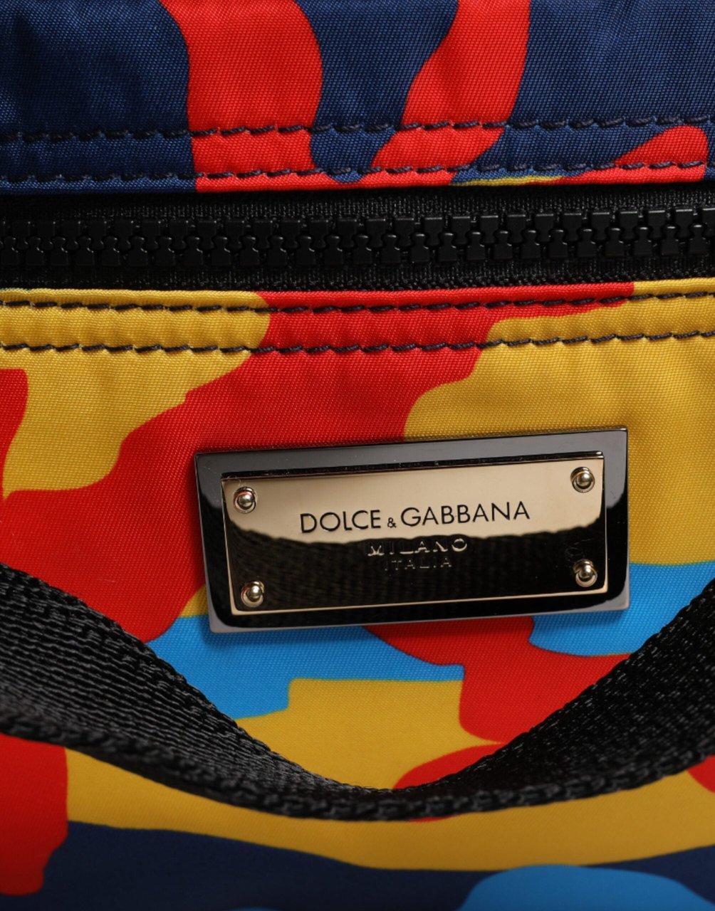 Dolce & Gabbana Multicolor Camouflage Nylon Shopping Tote Bag Divers