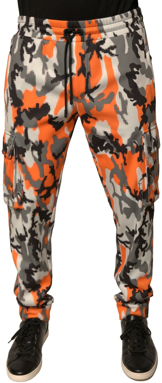 Dolce & Gabbana Multicolor Camouflage Cargo Jogger Pants Divers
