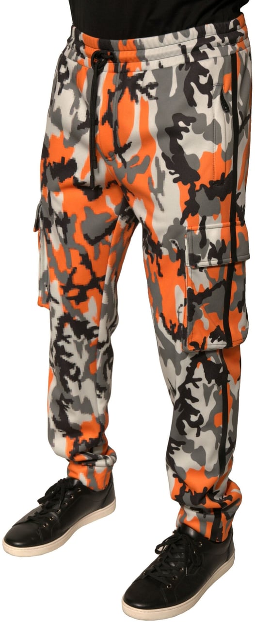 Dolce & Gabbana Multicolor Camouflage Cargo Jogger Pants Divers