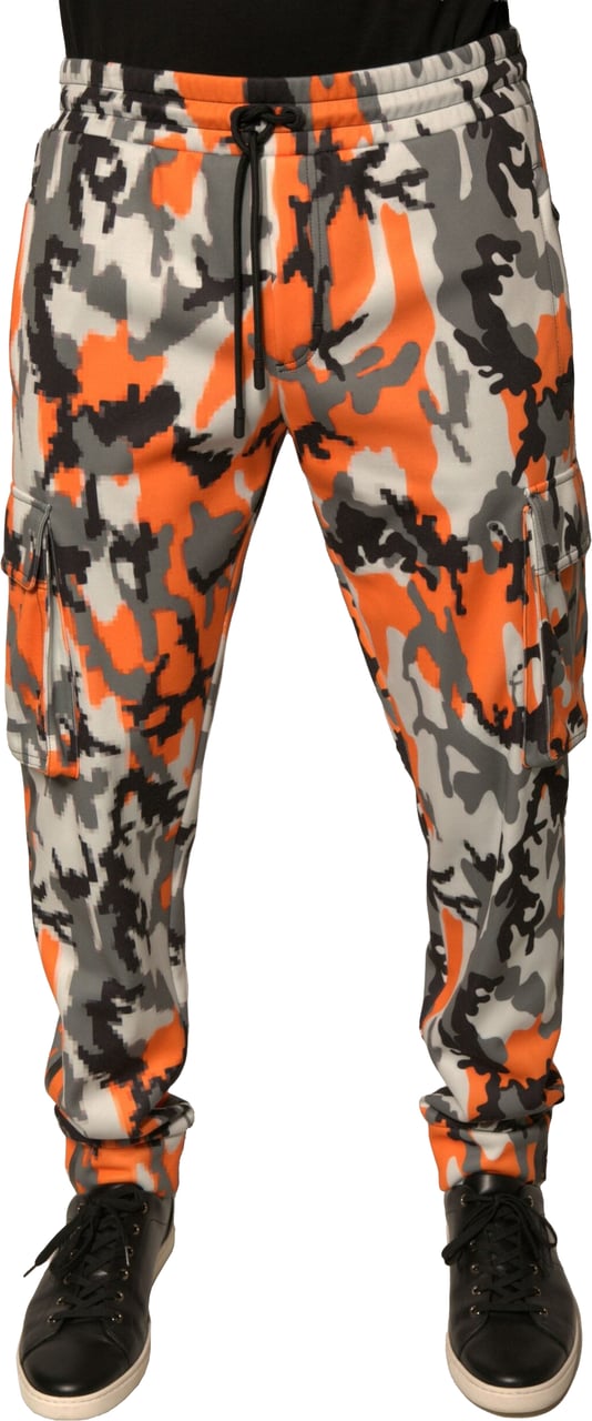 Dolce & Gabbana Multicolor Camouflage Cargo Jogger Pants Divers