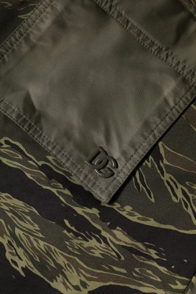 Dolce & Gabbana Green Cotton Jogger Cargo Pants Groen