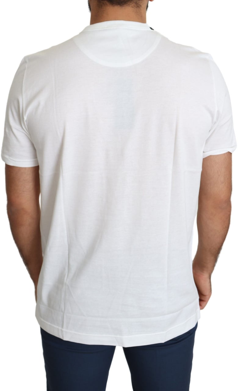 Dolce & Gabbana White Saint Valentine Hearts Print Men T-shirt Wit