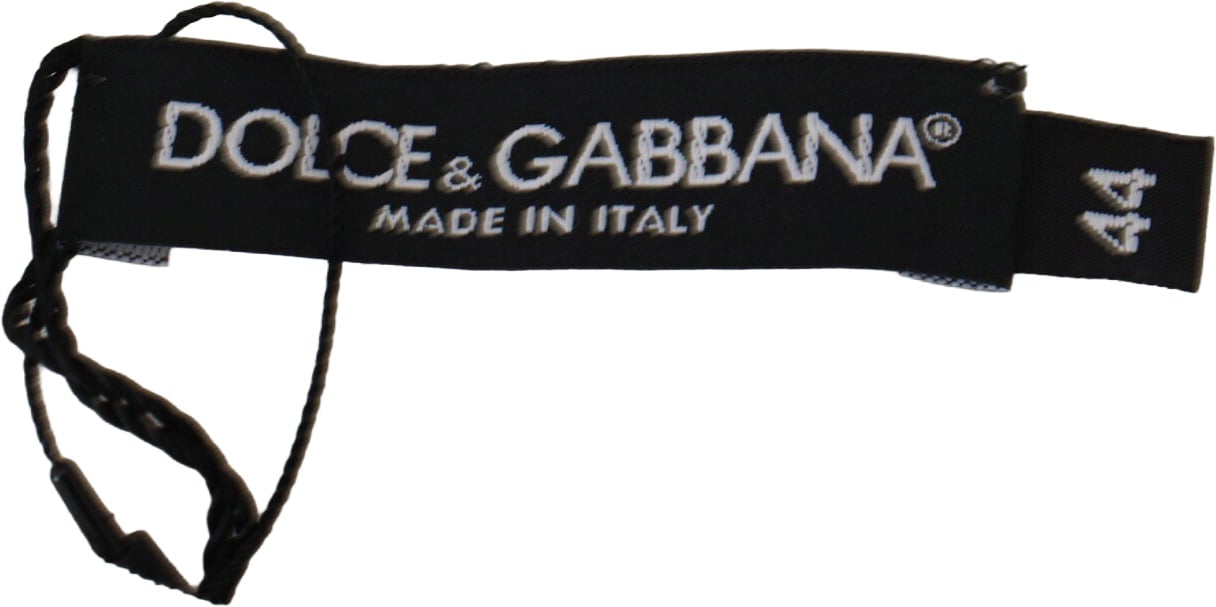 Dolce & Gabbana White Printed Short Sleeves Men T-shirt Wit