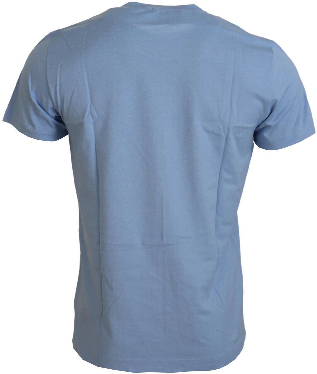 Dolce & Gabbana Light Blue Happy New Year 2017 Cotton T-shirt Lichtblauw