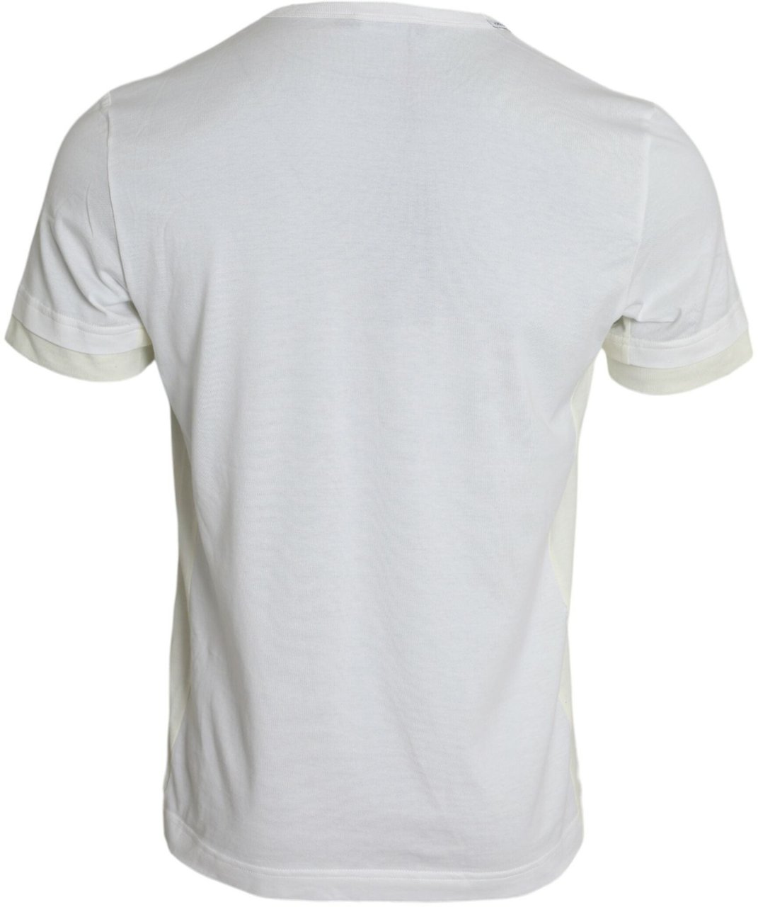 Dolce & Gabbana White Cotton Pocket Short Sleeves T-shirt Wit