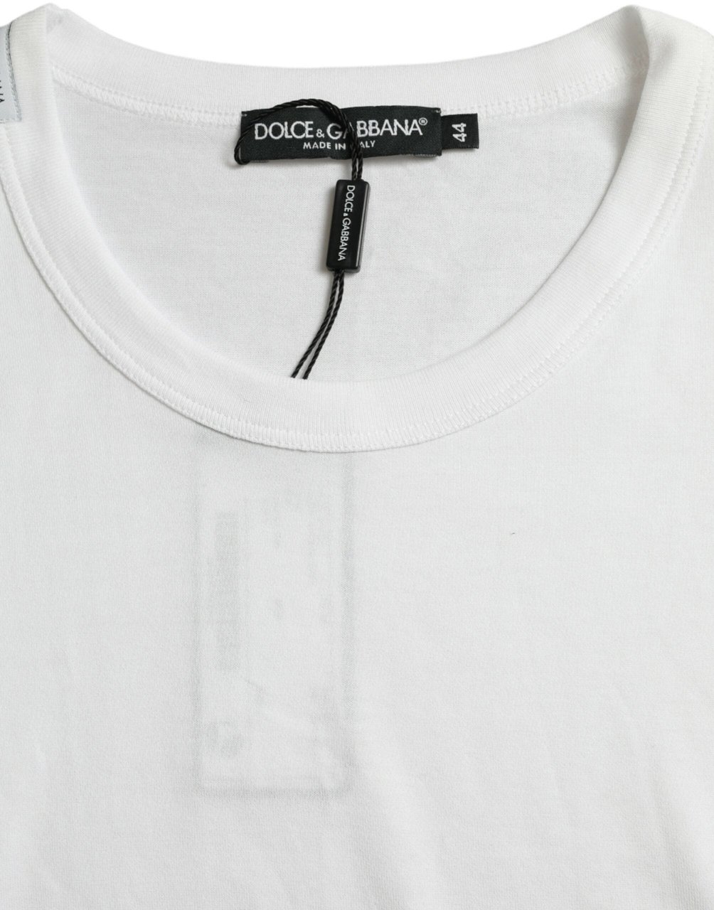 Dolce & Gabbana White Logo Crew Neck Short Sleeves T-shirt Wit