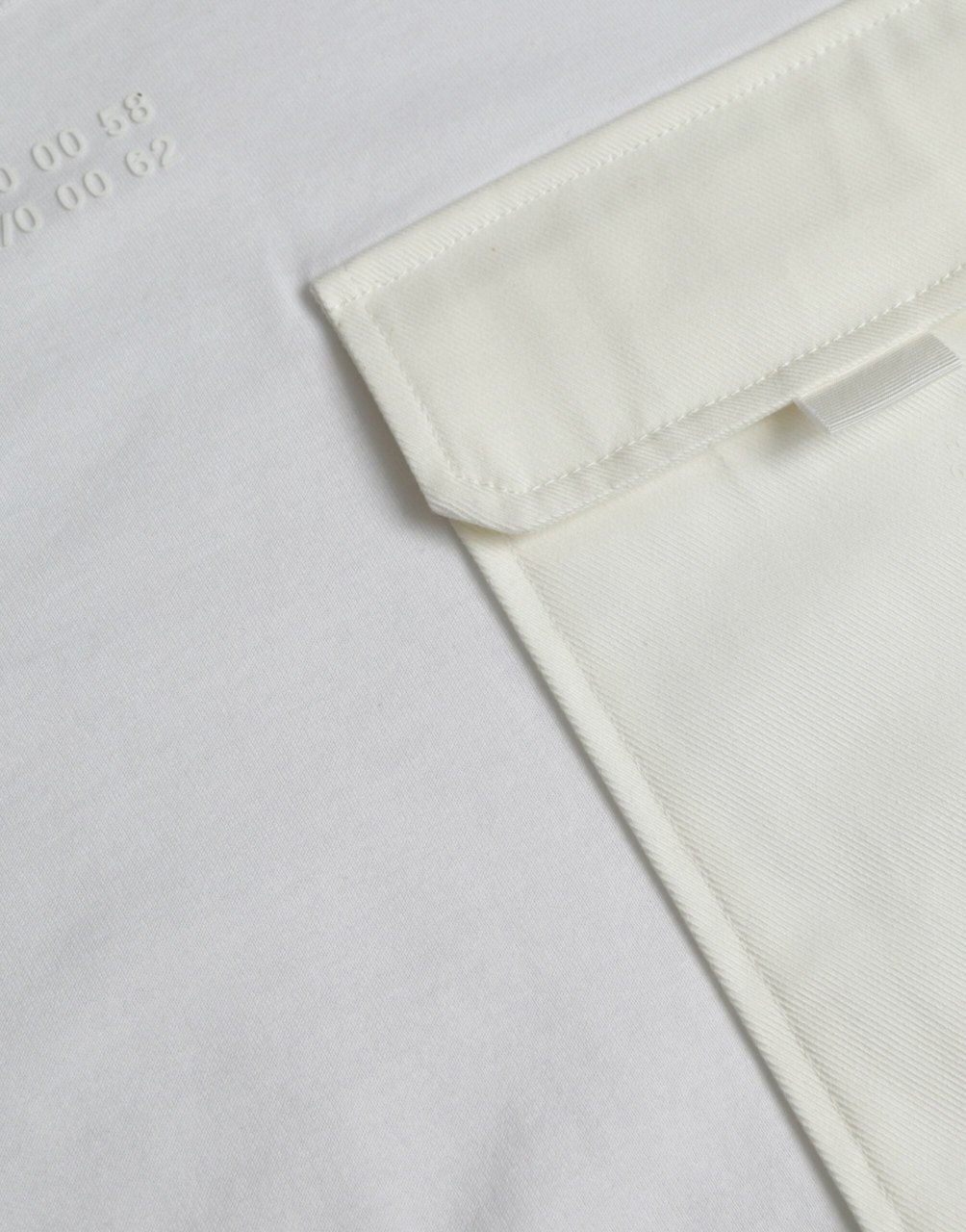 Dolce & Gabbana White Cotton Pocket Short Sleeves T-shirt Wit