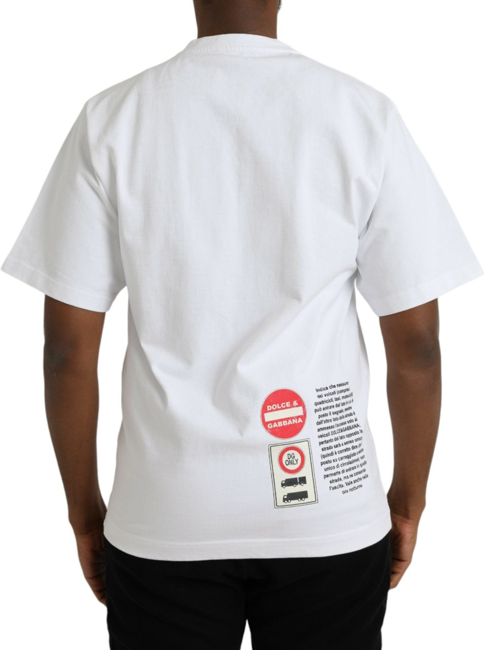 Dolce & Gabbana White Amor Heart Cotton Crewneck Short Sleeve T-shirt Rood