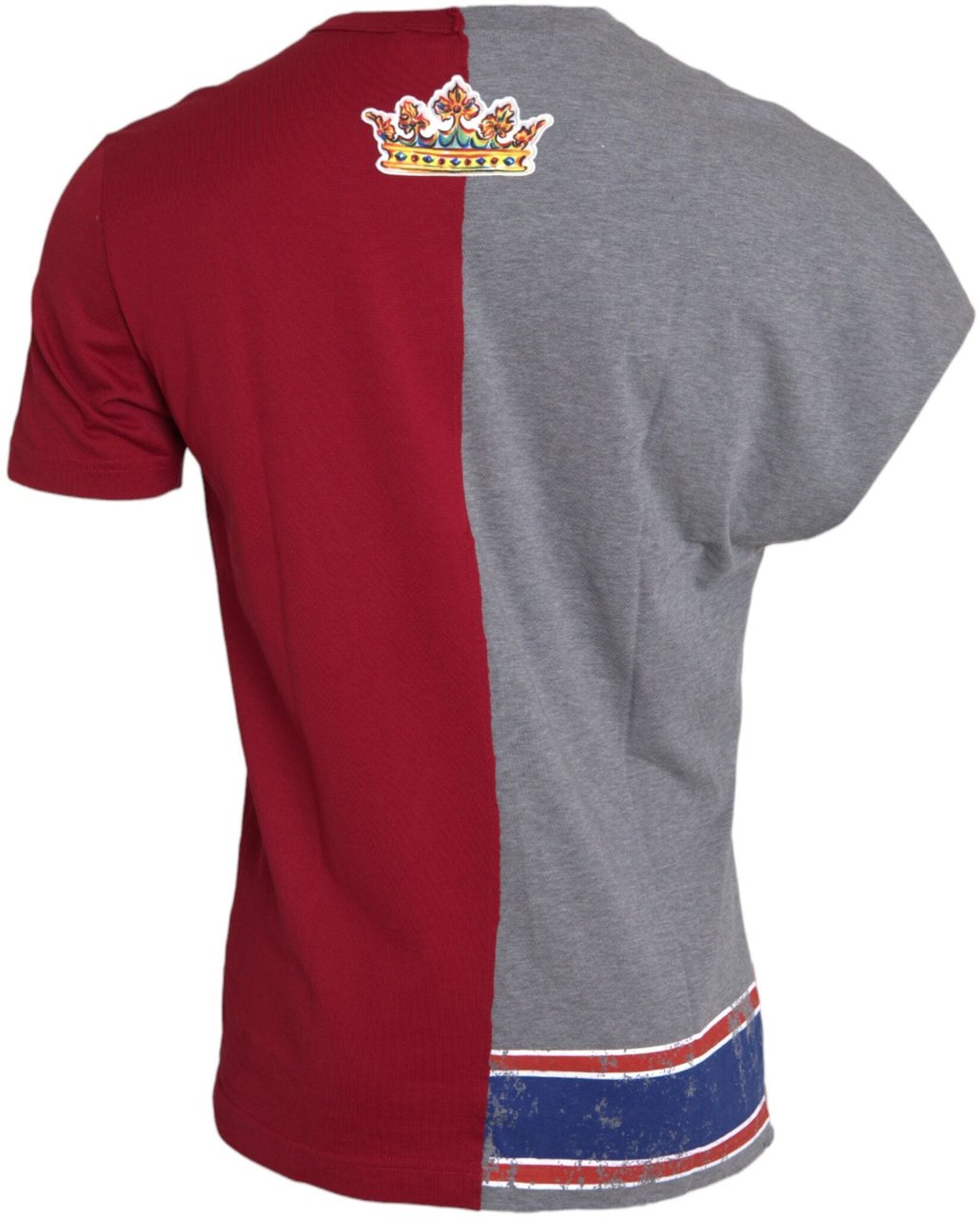 Dolce & Gabbana Multicolor Graphic Short Sleeve T-shirt Divers