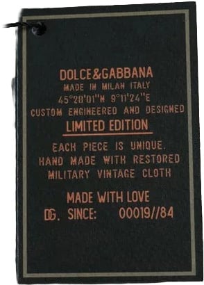 Dolce & Gabbana Multicolor Camouflage Cotton Round Neck Men T-shirt Blauw