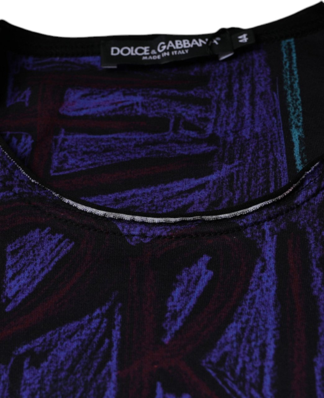 Dolce & Gabbana Multicolor Graphic Print Cotton T-shirt Divers