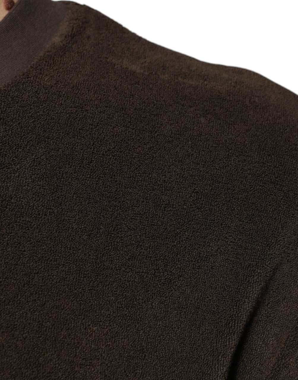 Dolce & Gabbana Brown Cotton Crew Neck Short Sleeves T-shirt Bruin