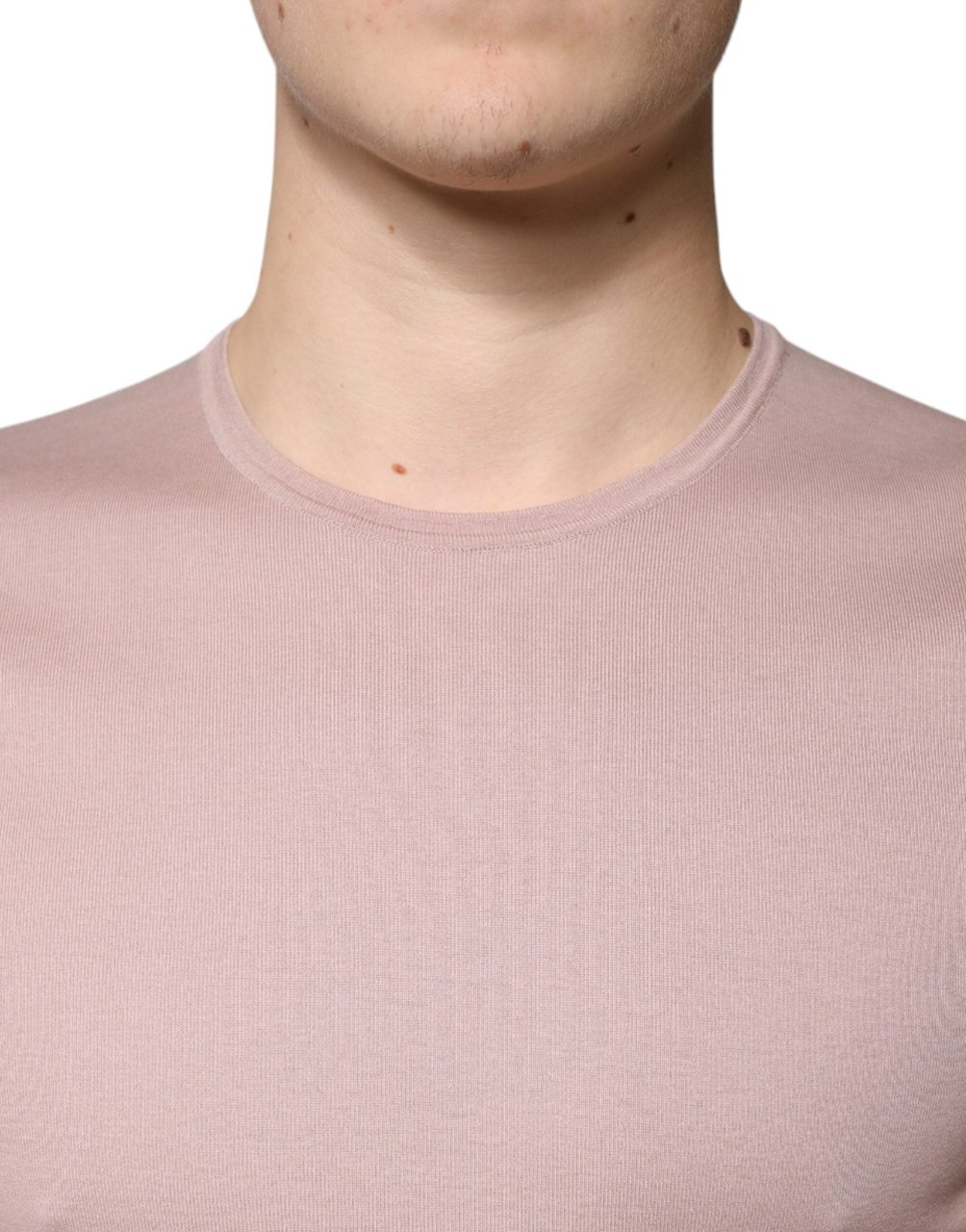 Dolce & Gabbana Brown Cotton Short Sleeves Round Neck T-shirt Bruin
