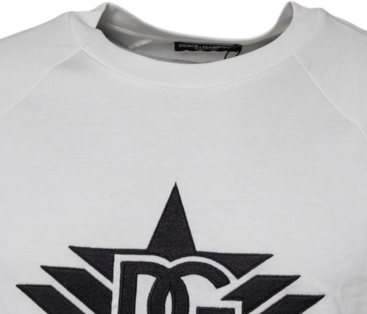 Dolce & Gabbana White DG Sport Crew Neck Short Sleeve T-shirt Wit