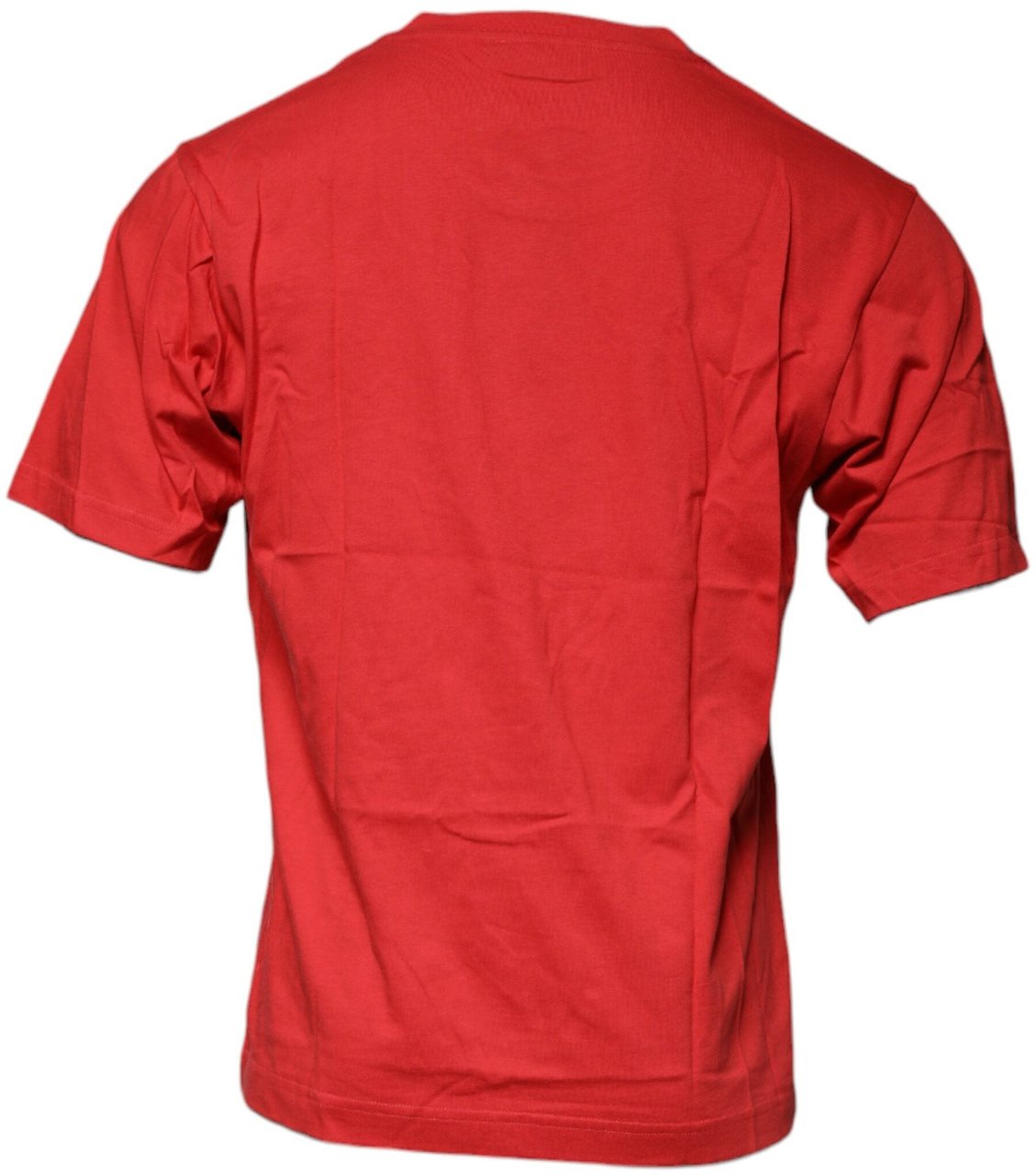 Dolce & Gabbana Red DG Logo Cotton Crew Neck T-shirt Rood