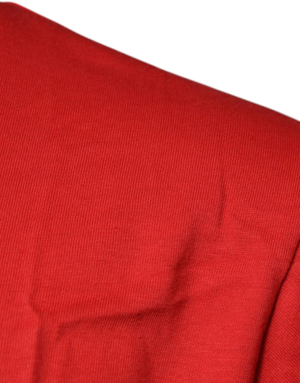 Dolce & Gabbana Red DG Logo Cotton Crew Neck T-shirt Rood