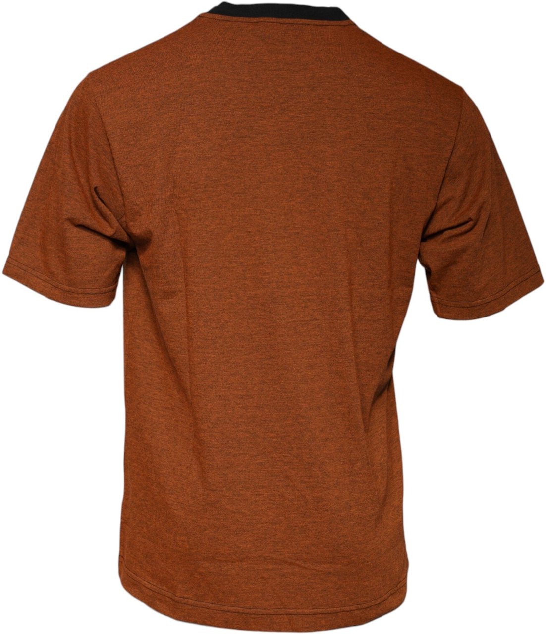 Dolce & Gabbana Brown DG Logo Polyester Crew Neck T-shirt Bruin