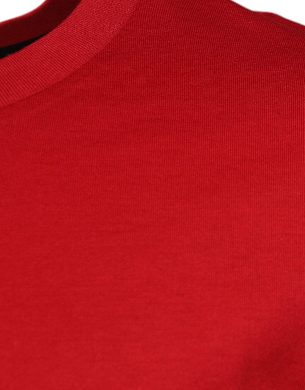 Dolce & Gabbana Red Logo Print Cotton Crew Neck T-shirt Divers