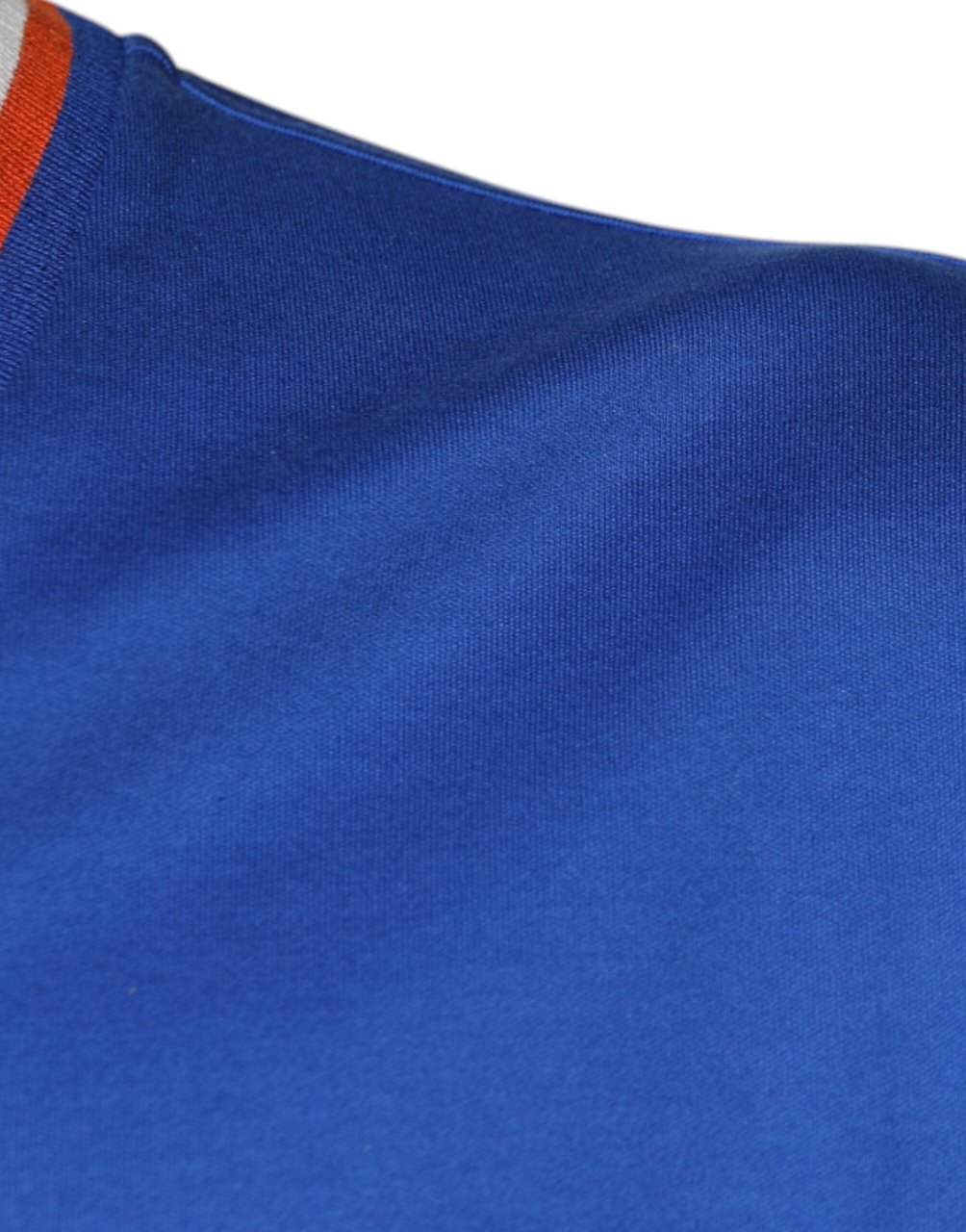 Dolce & Gabbana Blue Logo V-neck Short Sleeve T-shirt Blauw