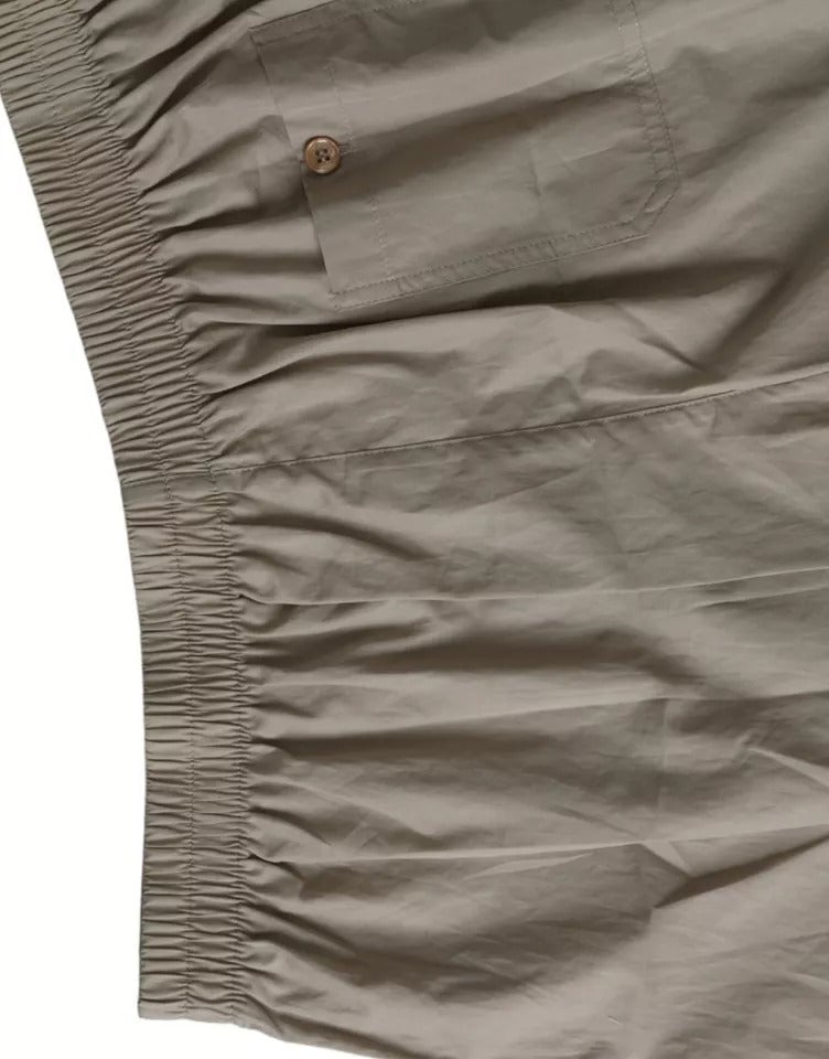 Dolce & Gabbana Brown Cotton Regular Boxer Shorts Underwear Bruin